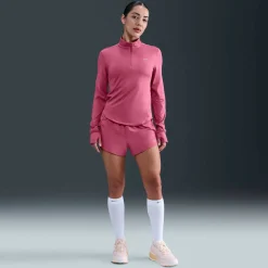 Swift Dri-Fit UV 1/4-Zip Damen T-Shirt
