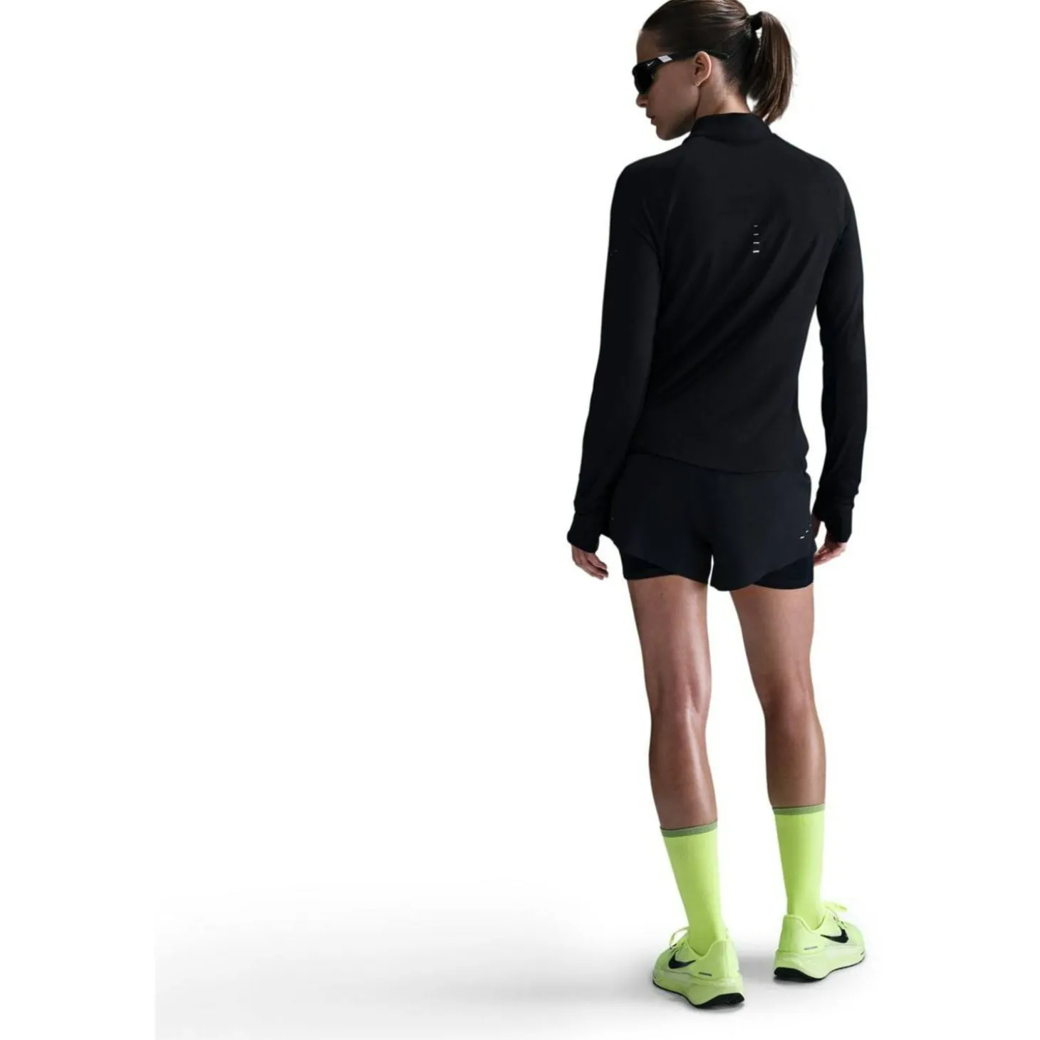 Swift Dri-Fit UV 1/4-Zip Damen T-Shirt