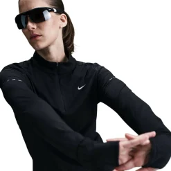 Swift Dri-Fit UV 1/4-Zip Damen T-Shirt