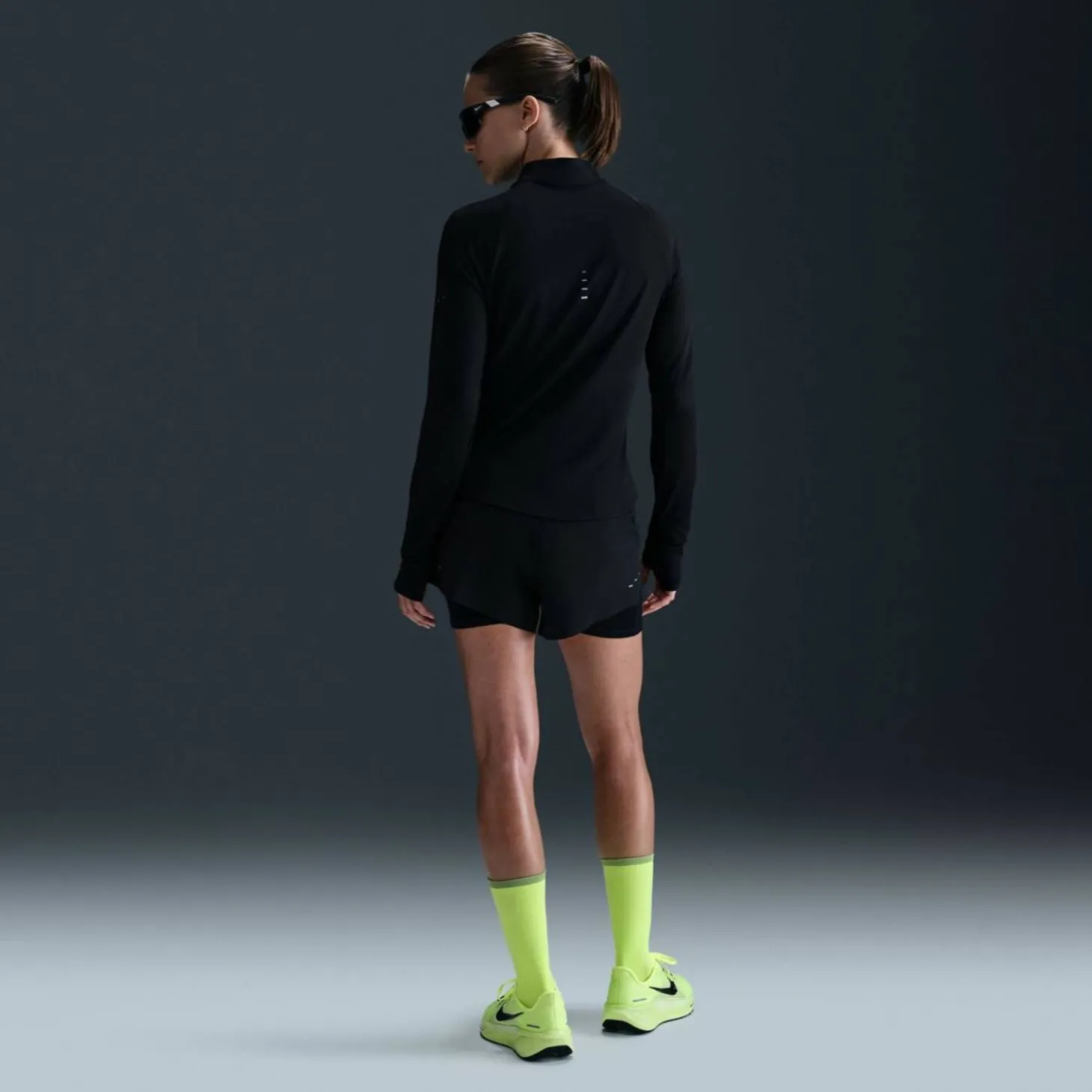 Swift Dri-Fit UV 1/4-Zip Damen T-Shirt