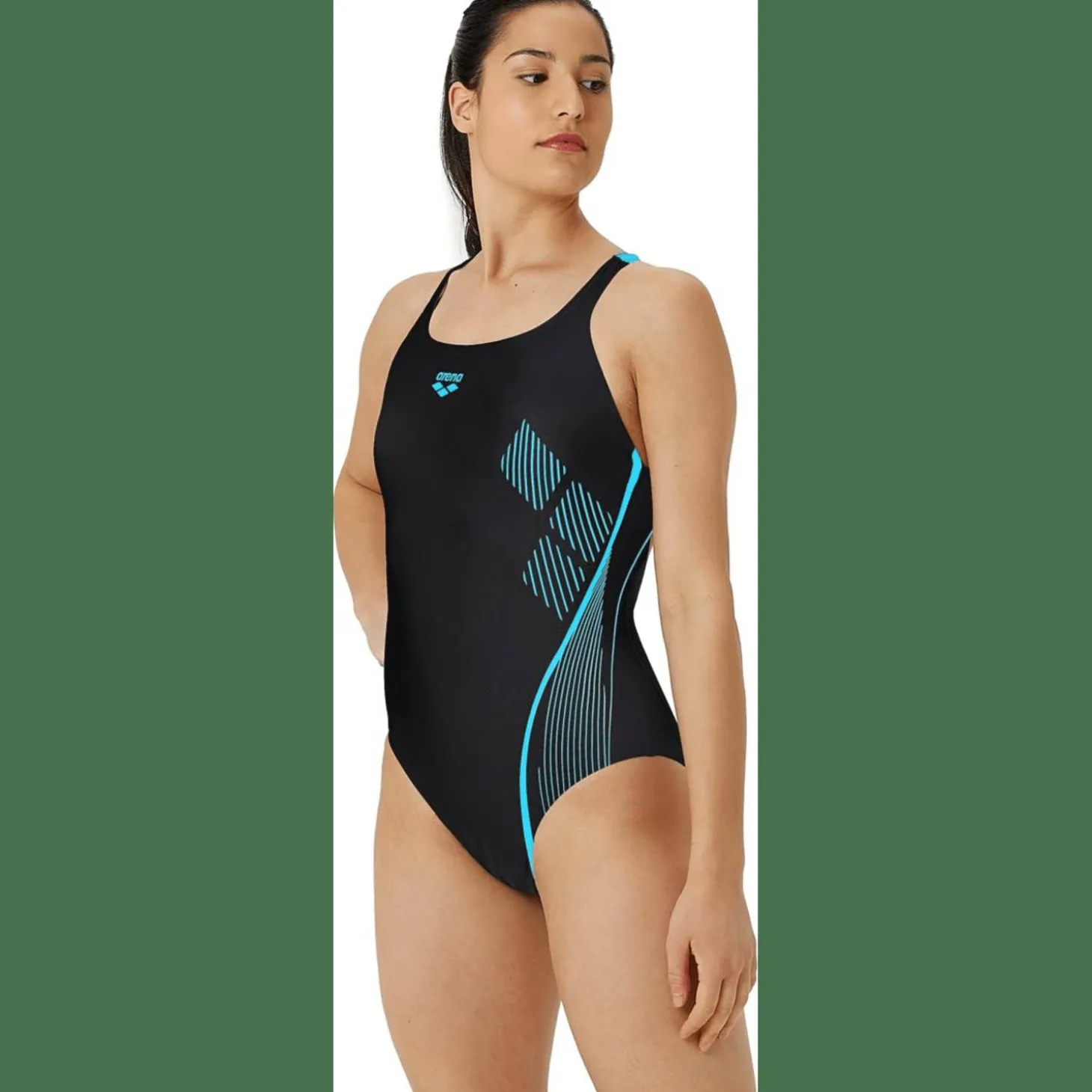 Swim PRO Back Graphic Damen Schwimmanzug