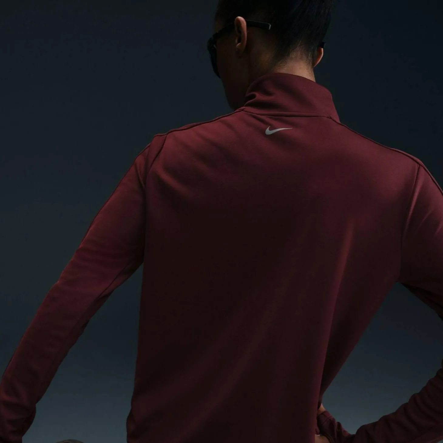 Swoosh Dri-Fit 1/2-Zip Mid Layer Damen T-Shirt