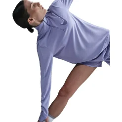 Swoosh Dri-Fit 1/2-Zip Mid Layer Damen T-Shirt