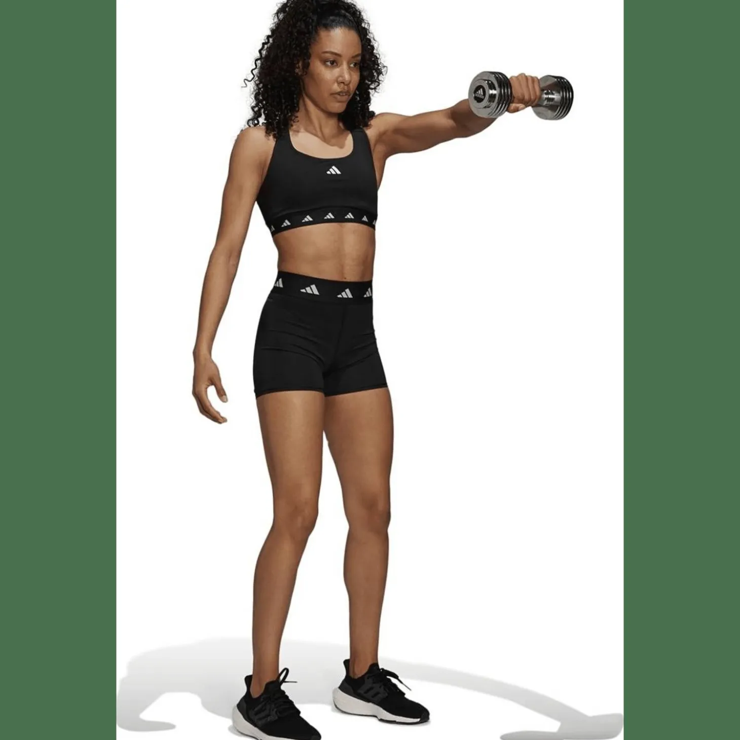 Techfit kurze Leggings 4inch Damen Tights