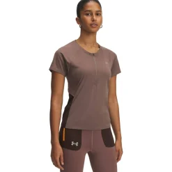 Trail Run Zip Damen T-Shirt