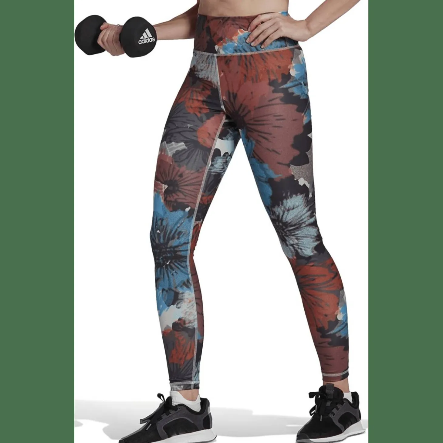 Training Essentials Printed High-Waisted Tight Damen Tights
