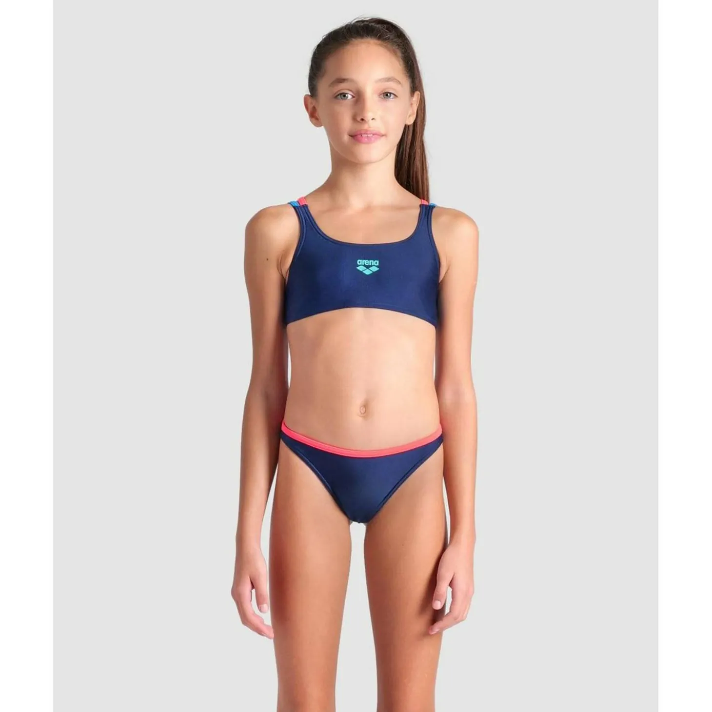 Two Pieces Solid Mädchen Bikini