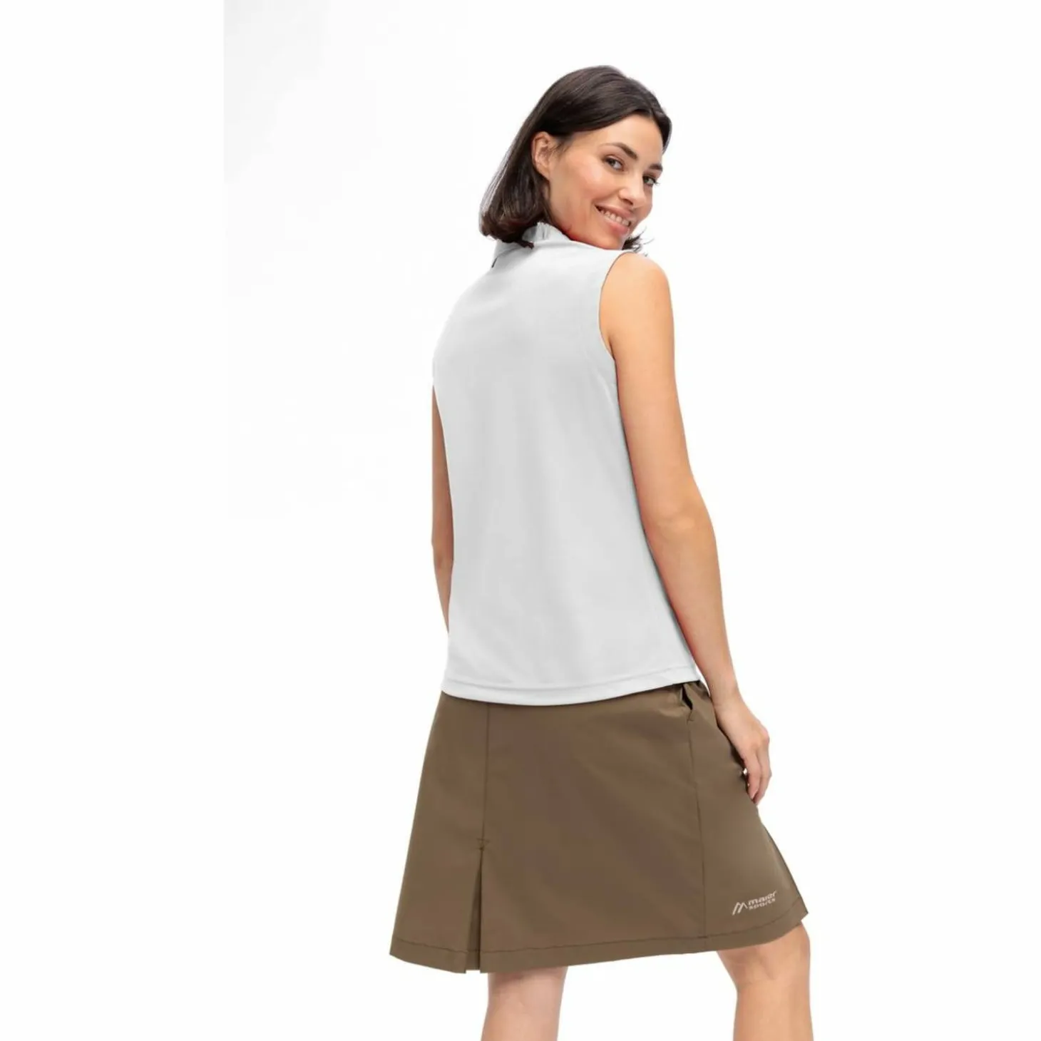 Ulrike Sleeveless Damen Poloshirt