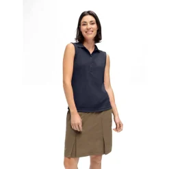 Ulrike Sleeveless Damen Poloshirt