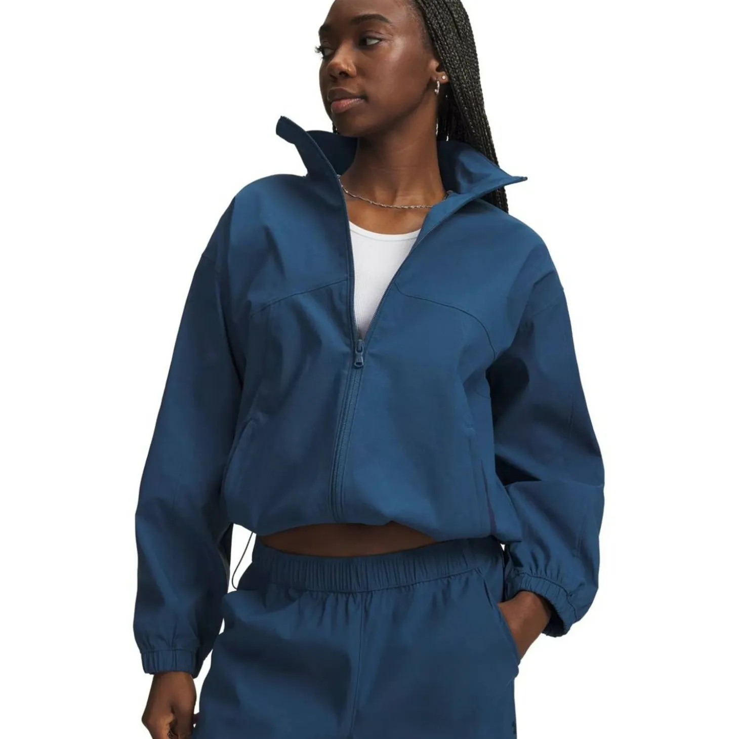 Unstoppable Woven Fullzip Damen Sweatshirt