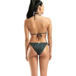 Water Print Triangle Damen Badeanzug