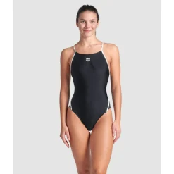Web Back Solid Damen Schwimmanzug