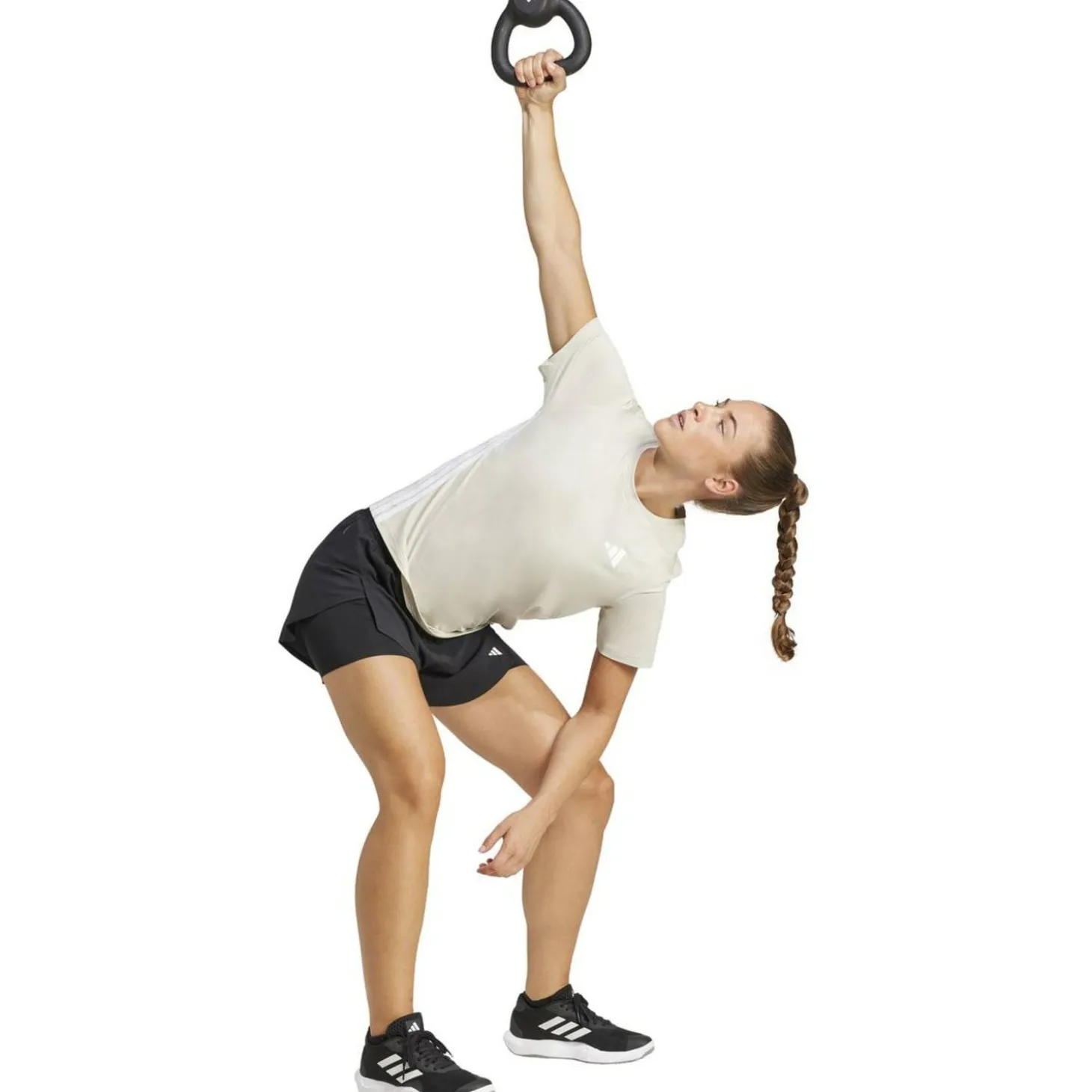 Workout Essentials 3-Stripes Damen T-Shirt