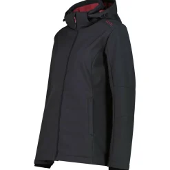 Zip Hood Damen Softshelljacke