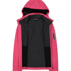 Zip Hood Damen Softshelljacke