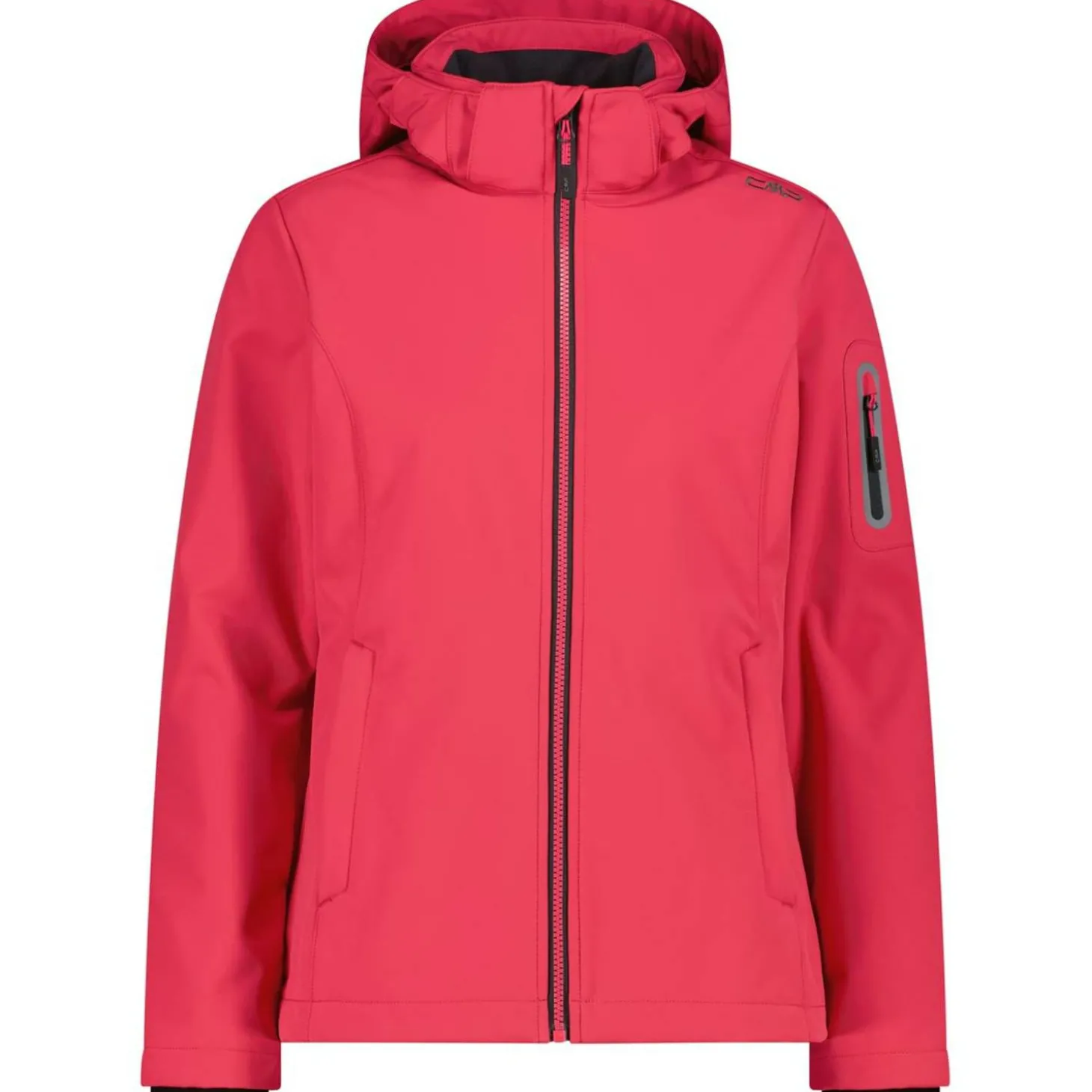 Zip Hood Damen Softshelljacke
