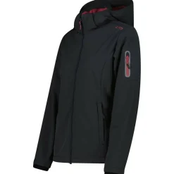 Zip Hood Damen Softshelljacke