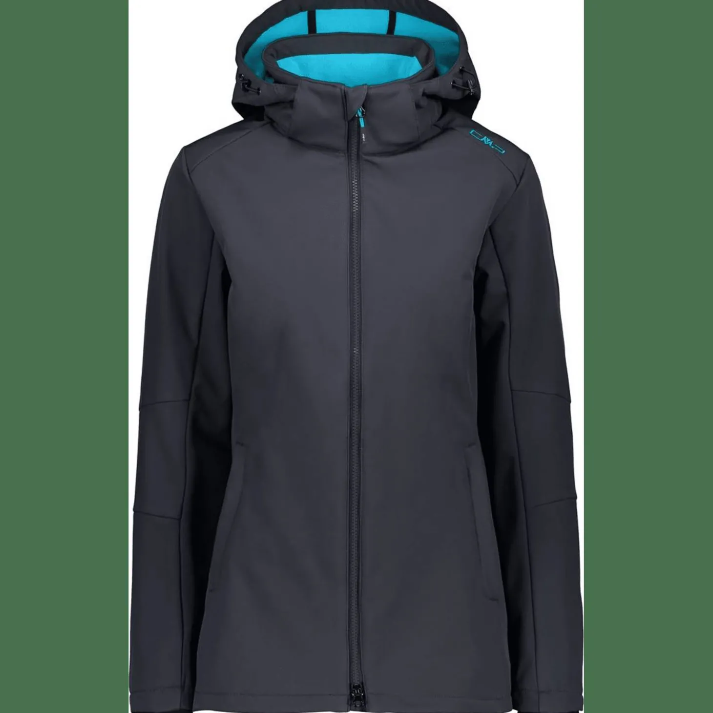 Zip Hood Damen Softshelljacke