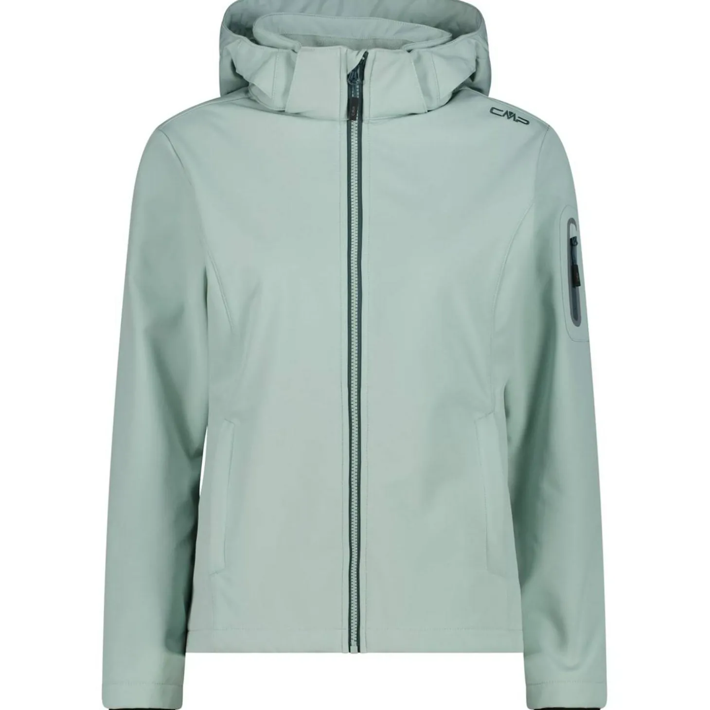 Zip Hood Damen Softshelljacke