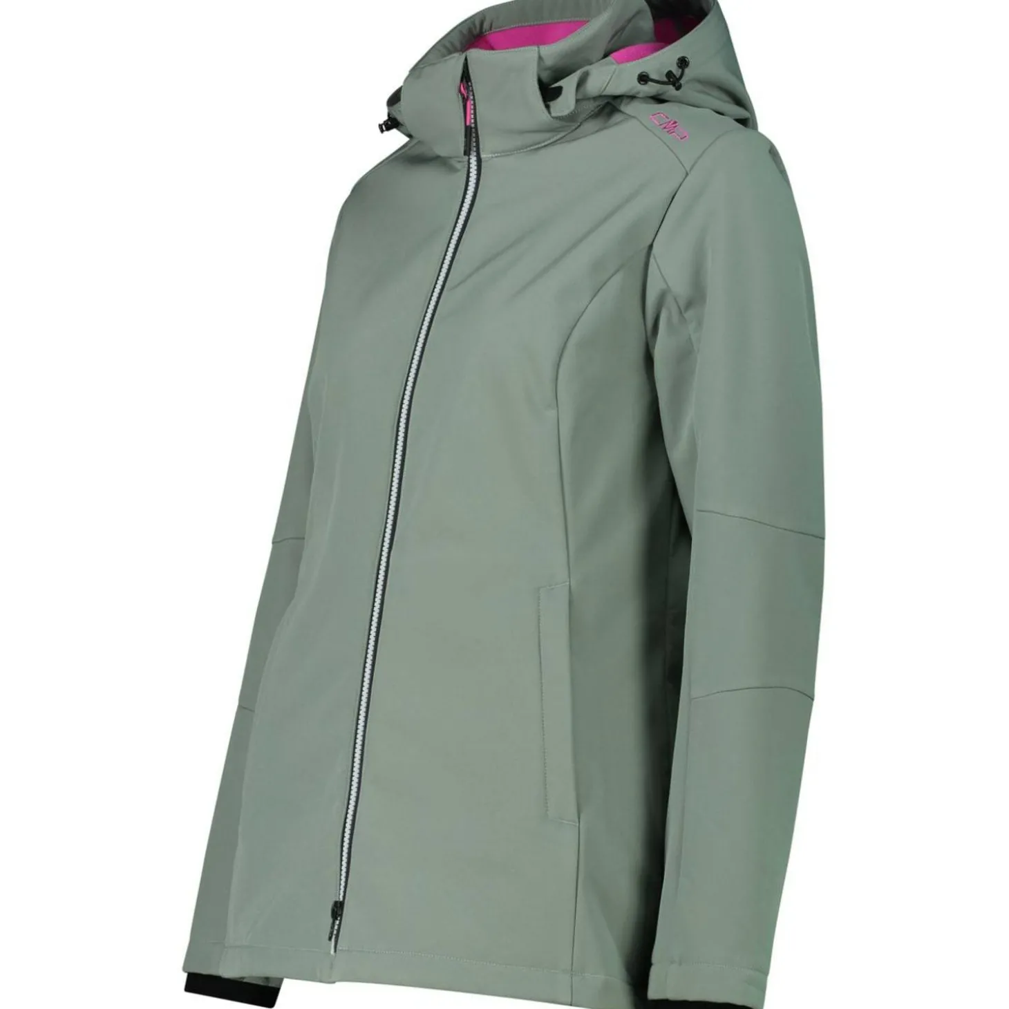 Zip Hood Damen Softshelljacke