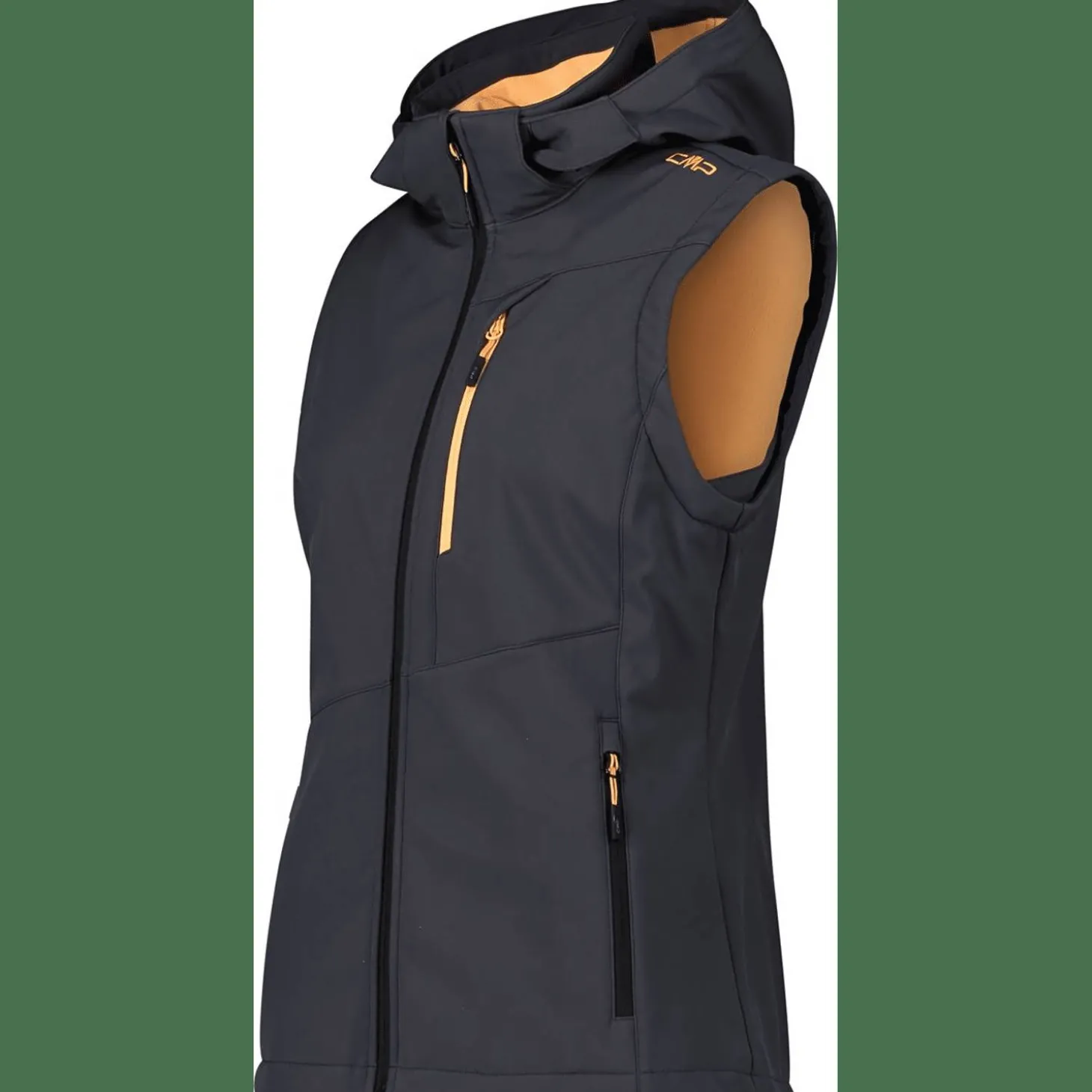 Zip Hood With Detachable Sleeves Damen Softshelljacke