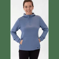 Zip Pro Casual Damen Kapuzensweater