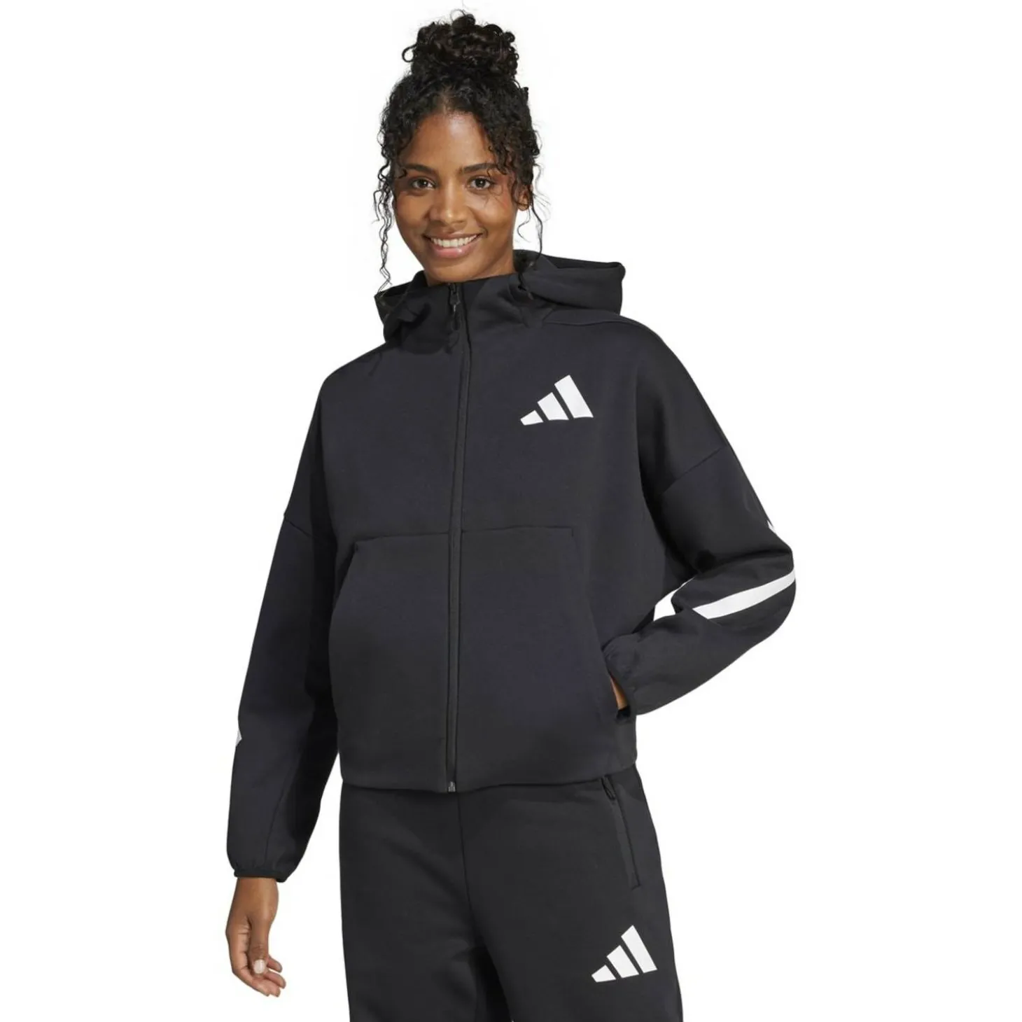Z.n.e. Full-Zip Damen Kapuzensweater
